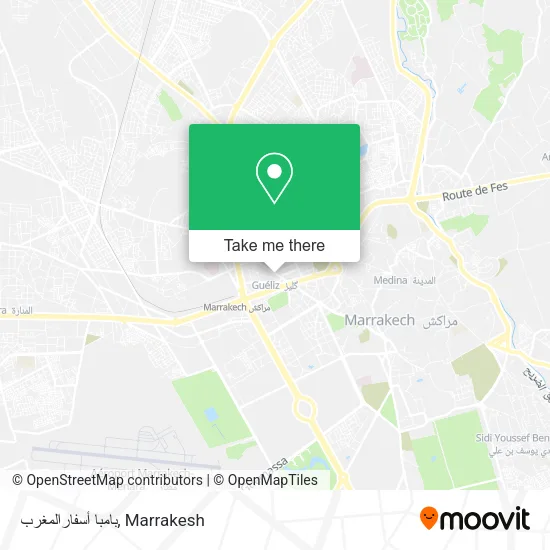 بامبا أسفارالمغرب map