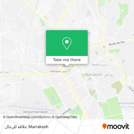 حلاقة للرجال map