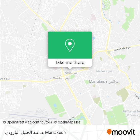 د. عبد الجليل البارودي map