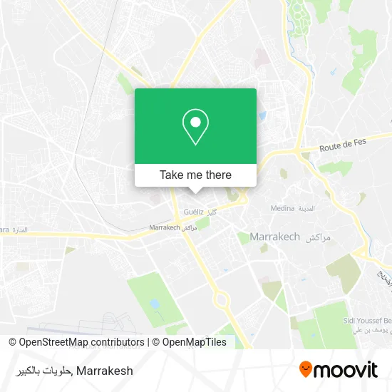 حلويات بالكبير map