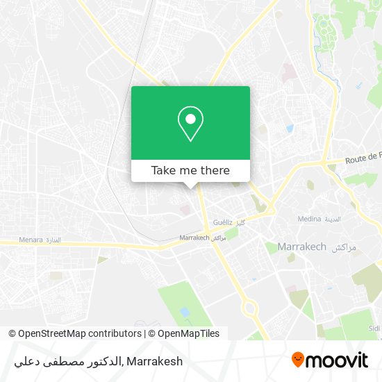 الدكتور مصطفى دعلي map