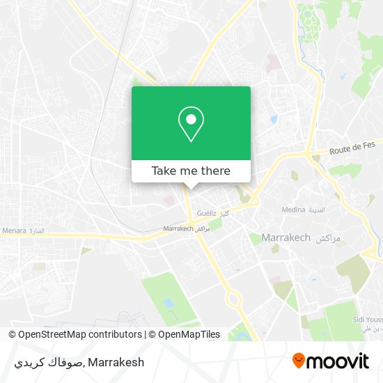 صوفاك كريدي map