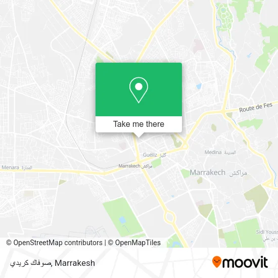 صوفاك كريدي map