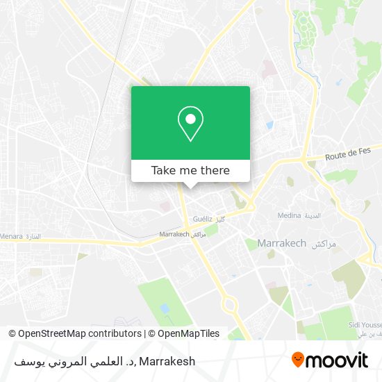 د. العلمي المروني يوسف map