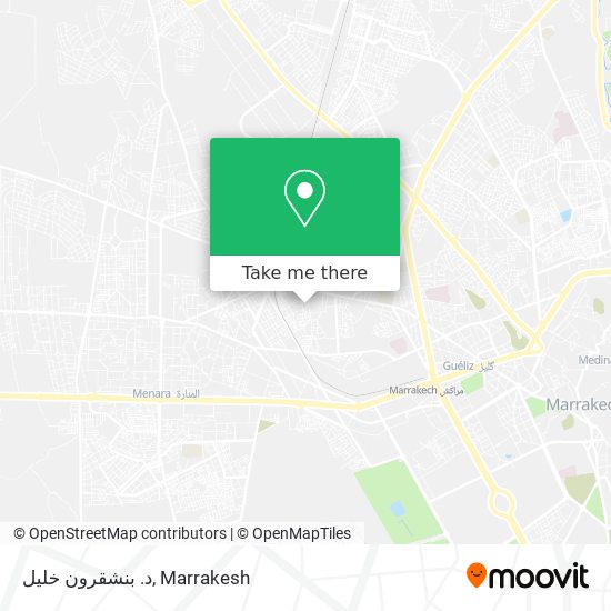 د. بنشقرون خليل map