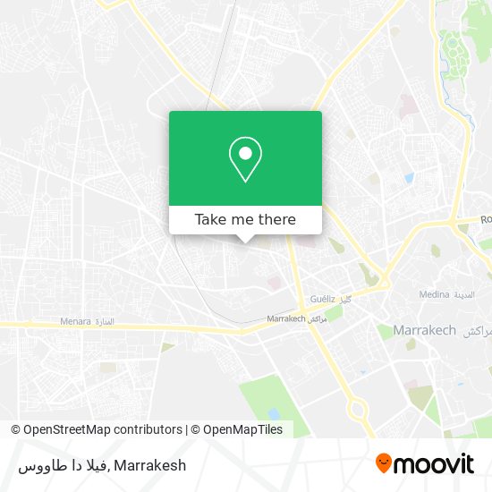 فيلا دا طاووس map