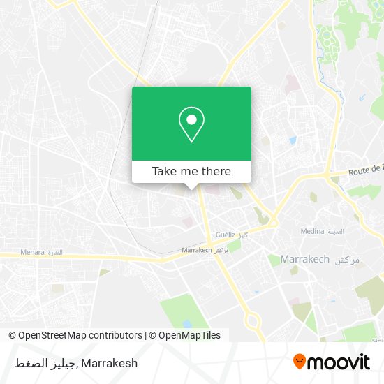 جيليز الضغط map
