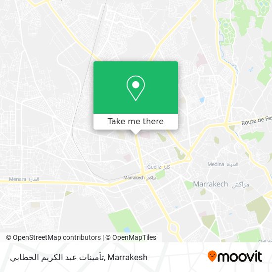 تأمينات عبد الكريم الخطابي map