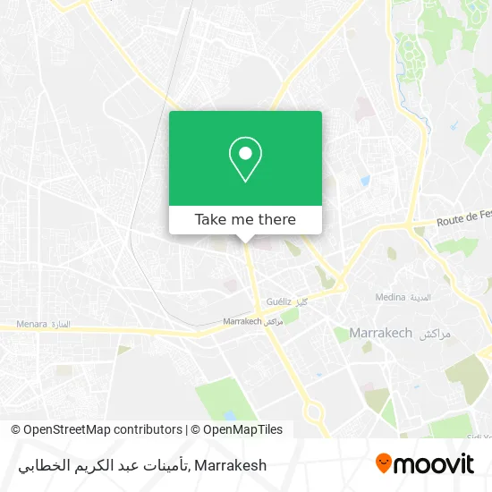 تأمينات عبد الكريم الخطابي map