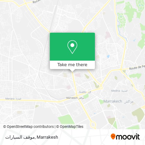 موقف السيارات map