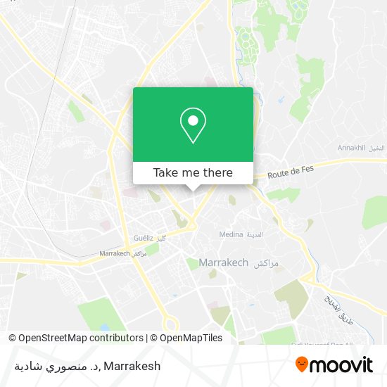 د. منصوري شادية map