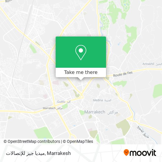 ميديا جيز للإتصالات map