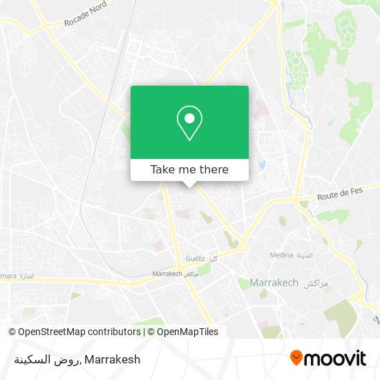 روض السكينة map