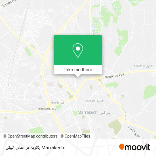 ثانوية أبو عباس اليبتي map