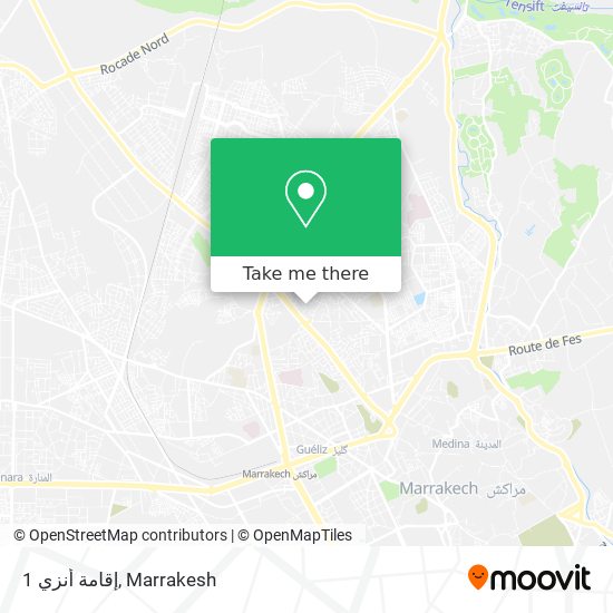 إقامة أنزي 1 map