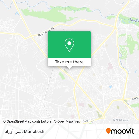 بيتزا أوراد map