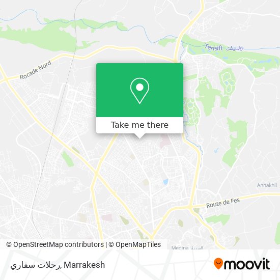 رحلات سفاري map