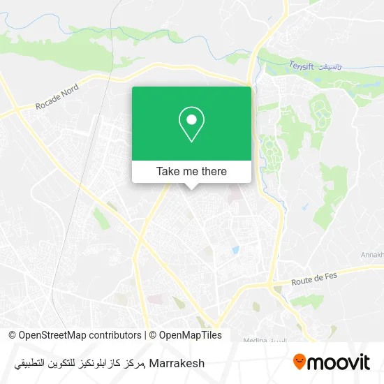 مركز كازابلونكيز للتكوين التطبيقي map