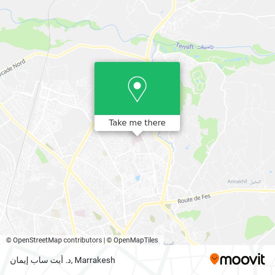د. أيت ساب إيمان map