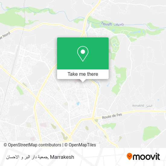 جمعية دار البر و الاحسان map