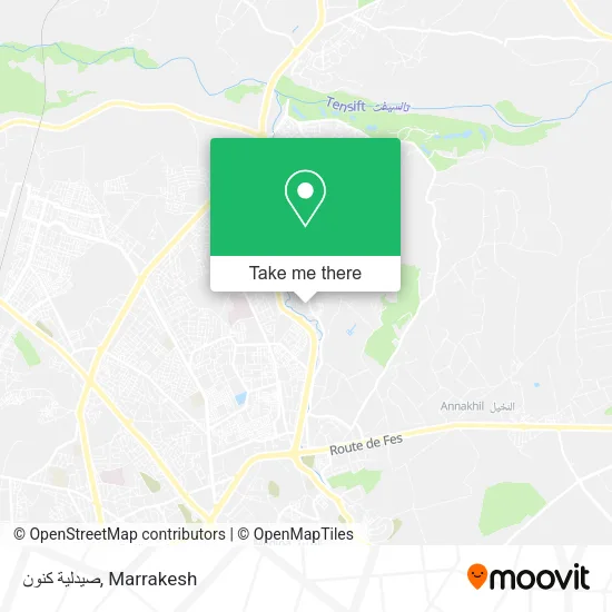 صيدلية كنون map