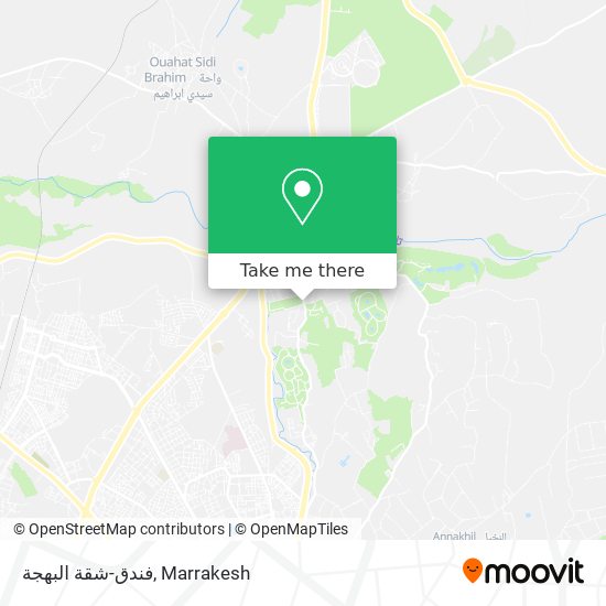 فندق-شقة البهجة map