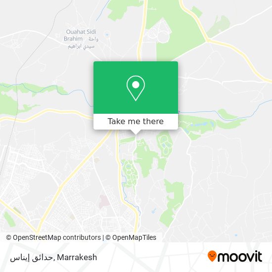 حدائق إيناس map