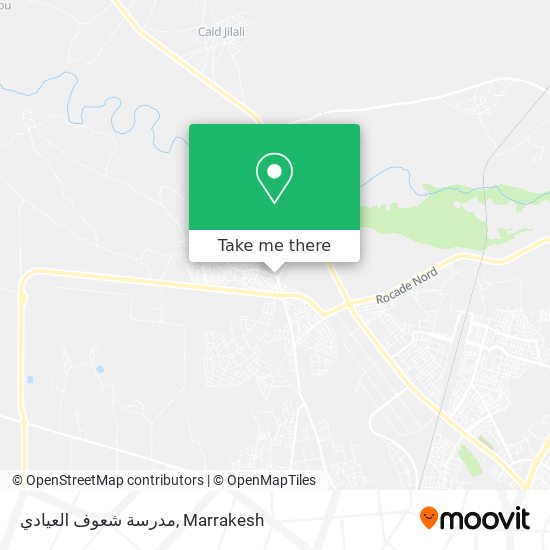 مدرسة شعوف العيادي map