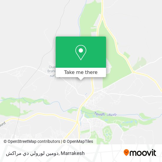 دومين لورولي دي مراكش map