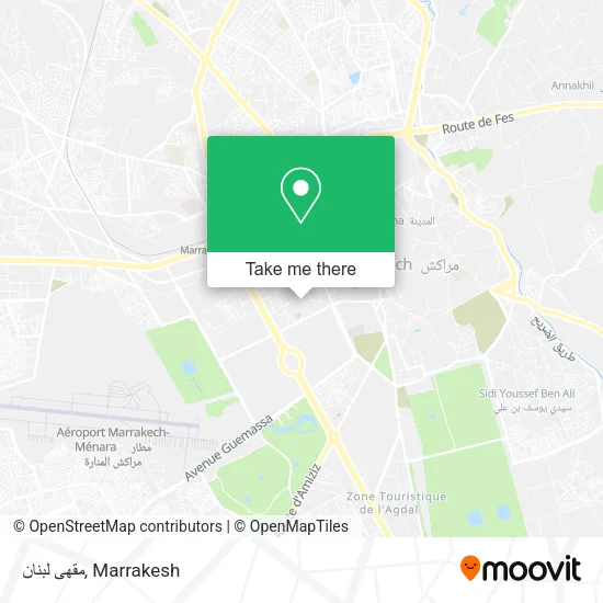 مقهى لبنان plan