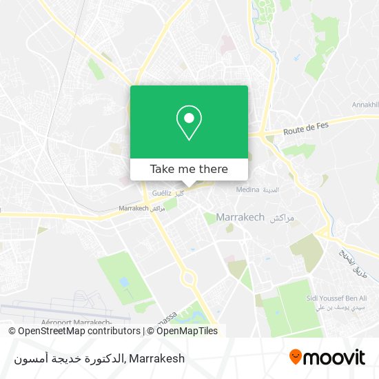 الدكتورة خديجة أمسون map