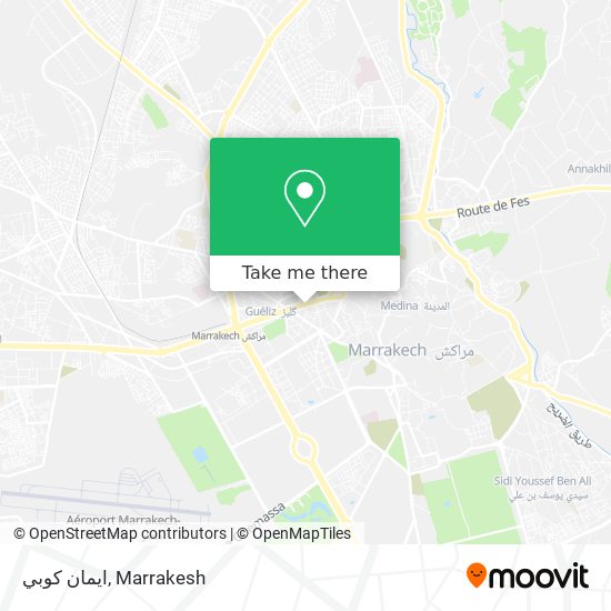 ايمان كوبي map