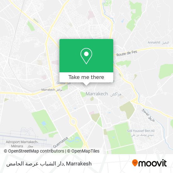 دار الشباب عرصة الحامض map