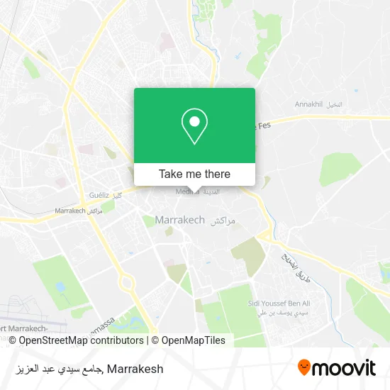 جامع سيدي عبد العزيز plan