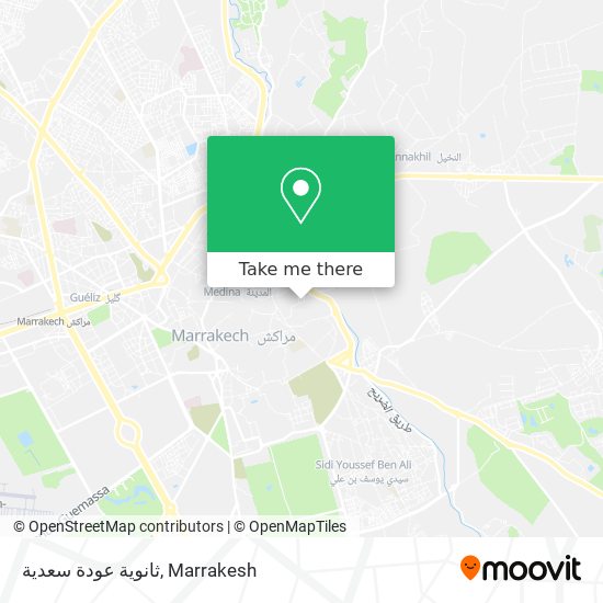 ثانوية عودة سعدية map