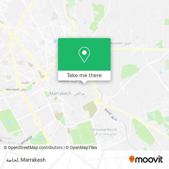 لحامة map