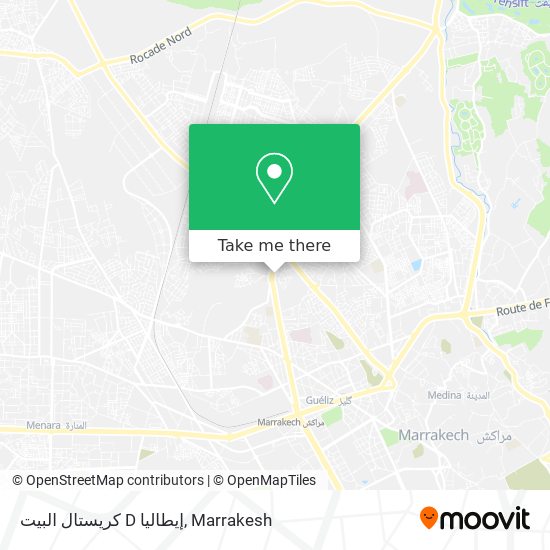 كريستال البيت D إيطاليا map