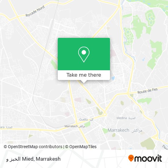 الخبز و Mied map