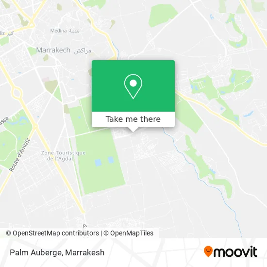 Palm Auberge map