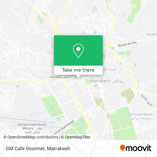 GM Cafe Gourmet map