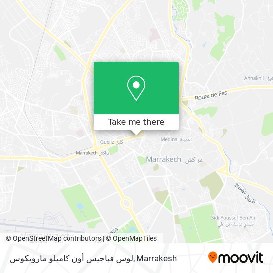 لوس فياجيس أون كاميلو مارويكوس map