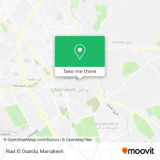Riad El Ouarda plan
