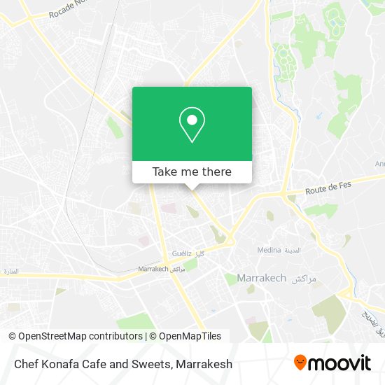 Chef Konafa Cafe and Sweets plan