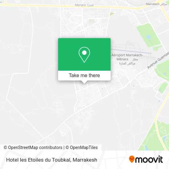 Hotel les Etoiles du Toubkal map