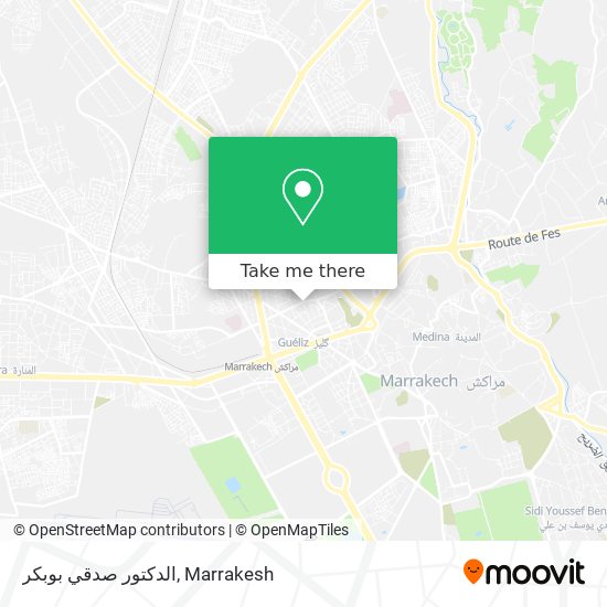 الدكتور صدقي بوبكر map