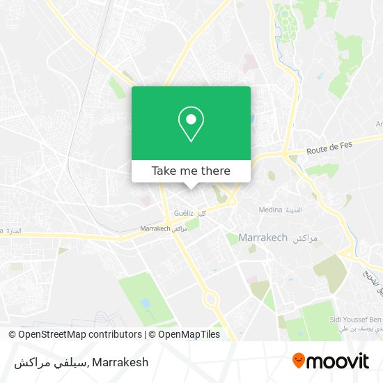 سيلفي مراكش map