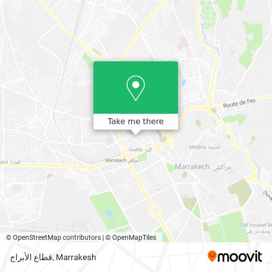 قطاع الأبراج map