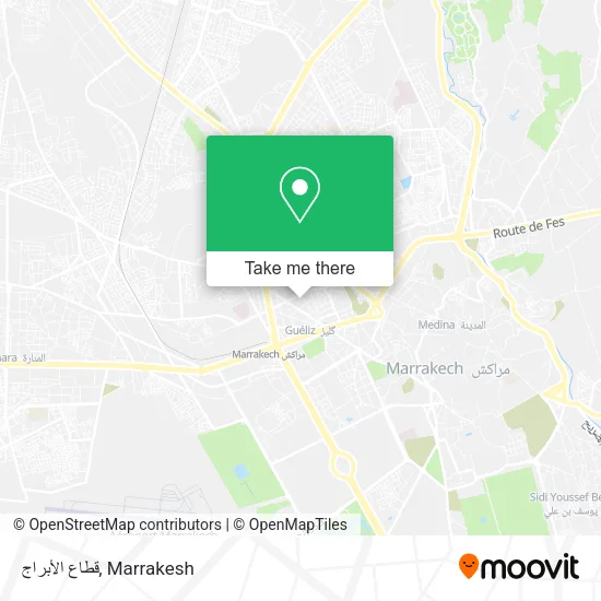 قطاع الأبراج map