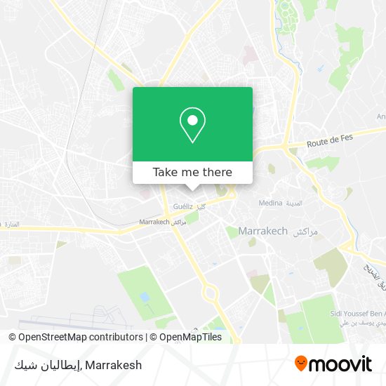 إيطاليان شيك map