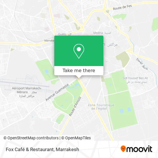 Fox Café & Restaurant map
